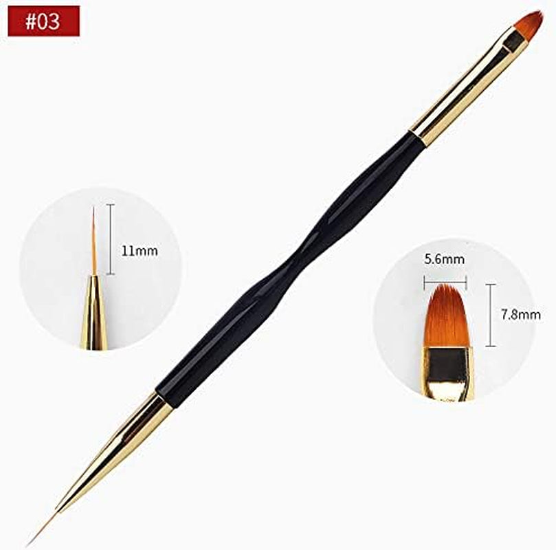 31Pcs Nail Art Brushes, Nail Art Tool Set, Dotting Tools, Dust Brush,Striping Brushes for Long Lines, Drawing Pen for Gel Polish Design Supply