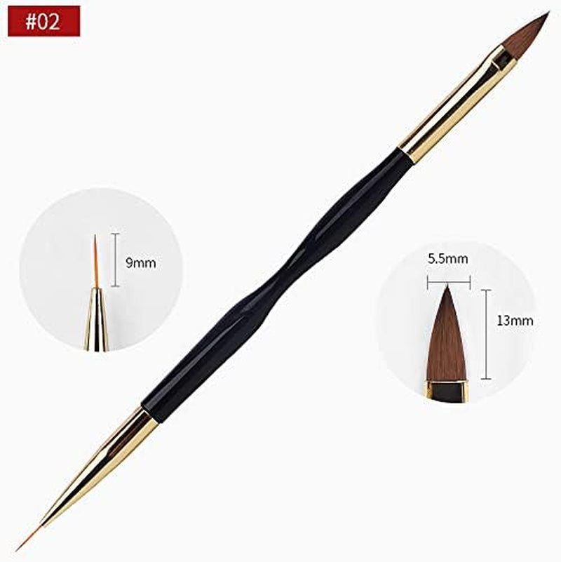 31Pcs Nail Art Brushes, Nail Art Tool Set, Dotting Tools, Dust Brush,Striping Brushes for Long Lines, Drawing Pen for Gel Polish Design Supply